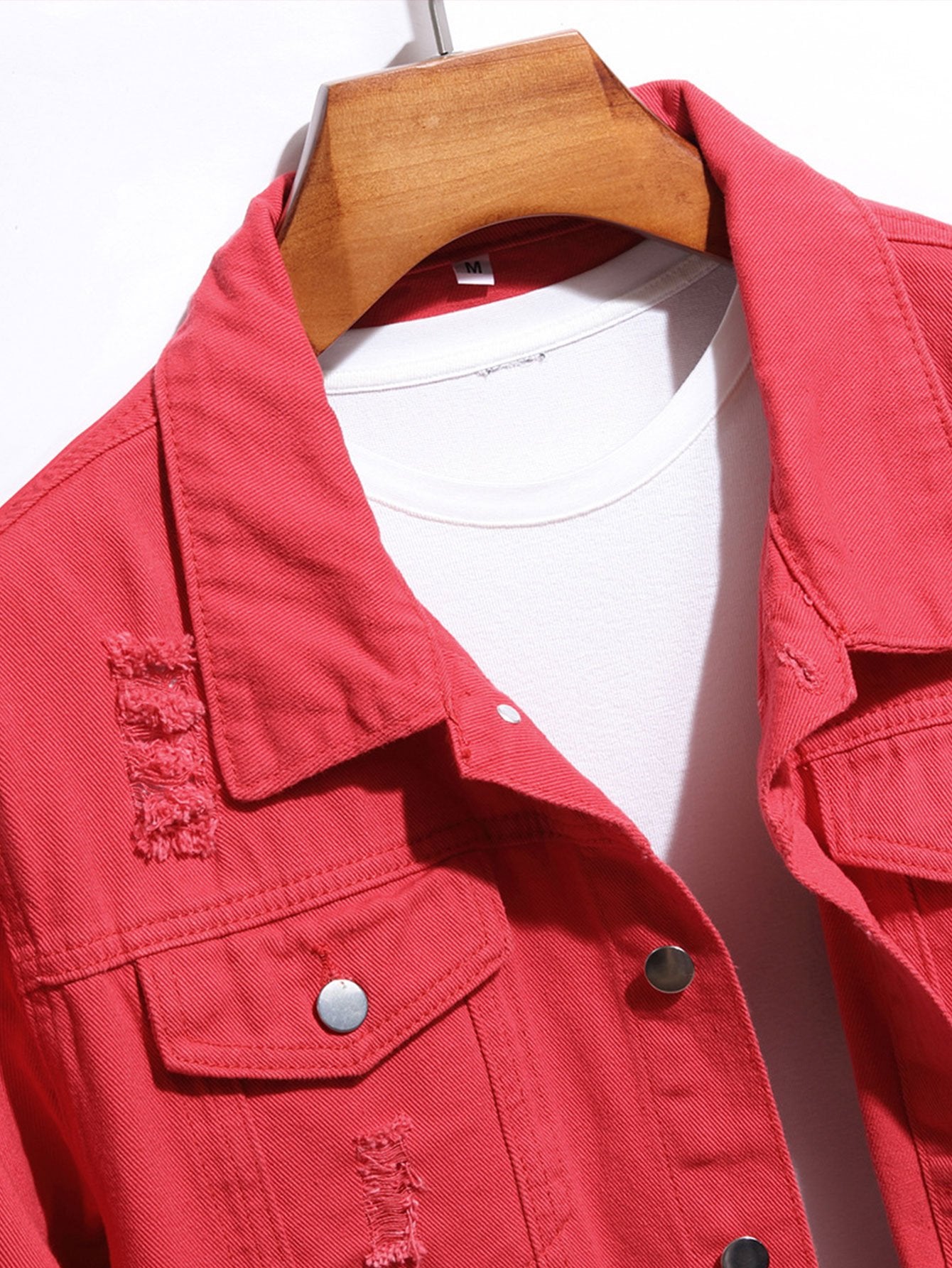 Ripped Denim Jacket