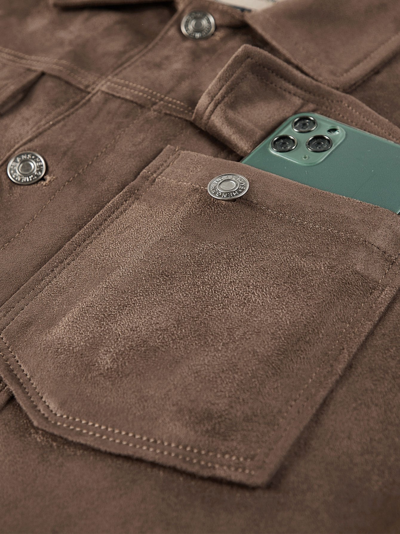 Faux Suede Jacket