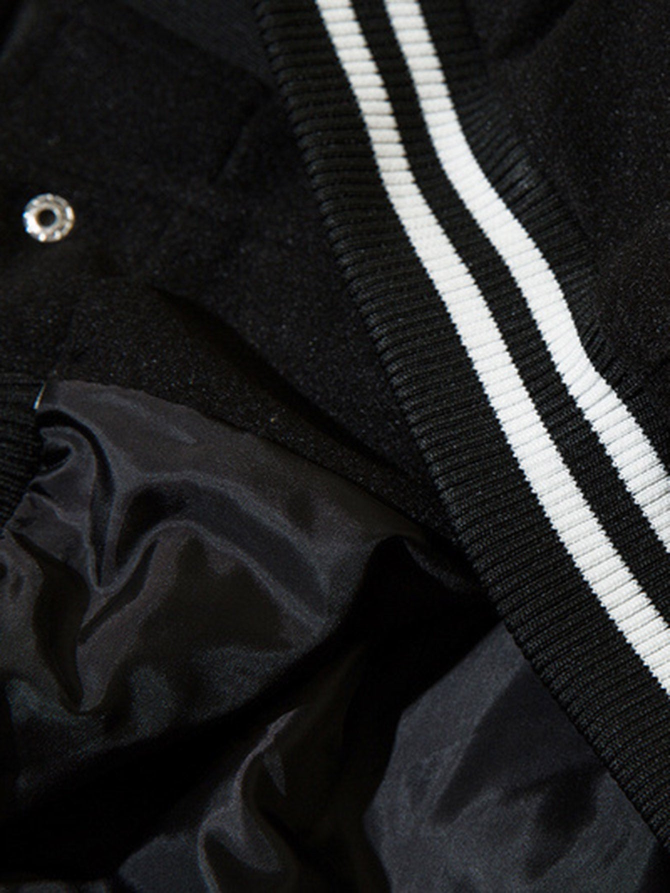The Vimiaparty Dark Embroidered Spell Leather Loose Baseball Jacket