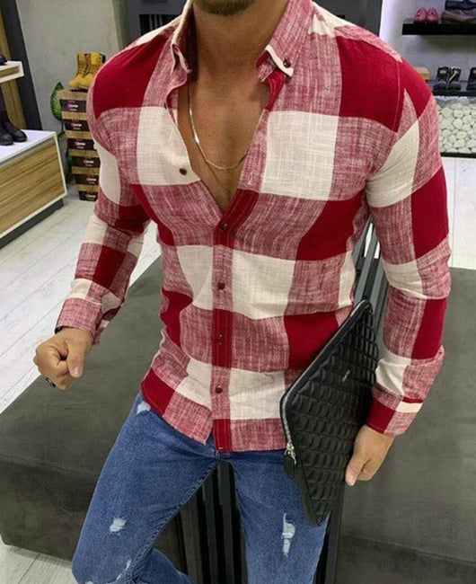 Laple Plaid Print Shirt