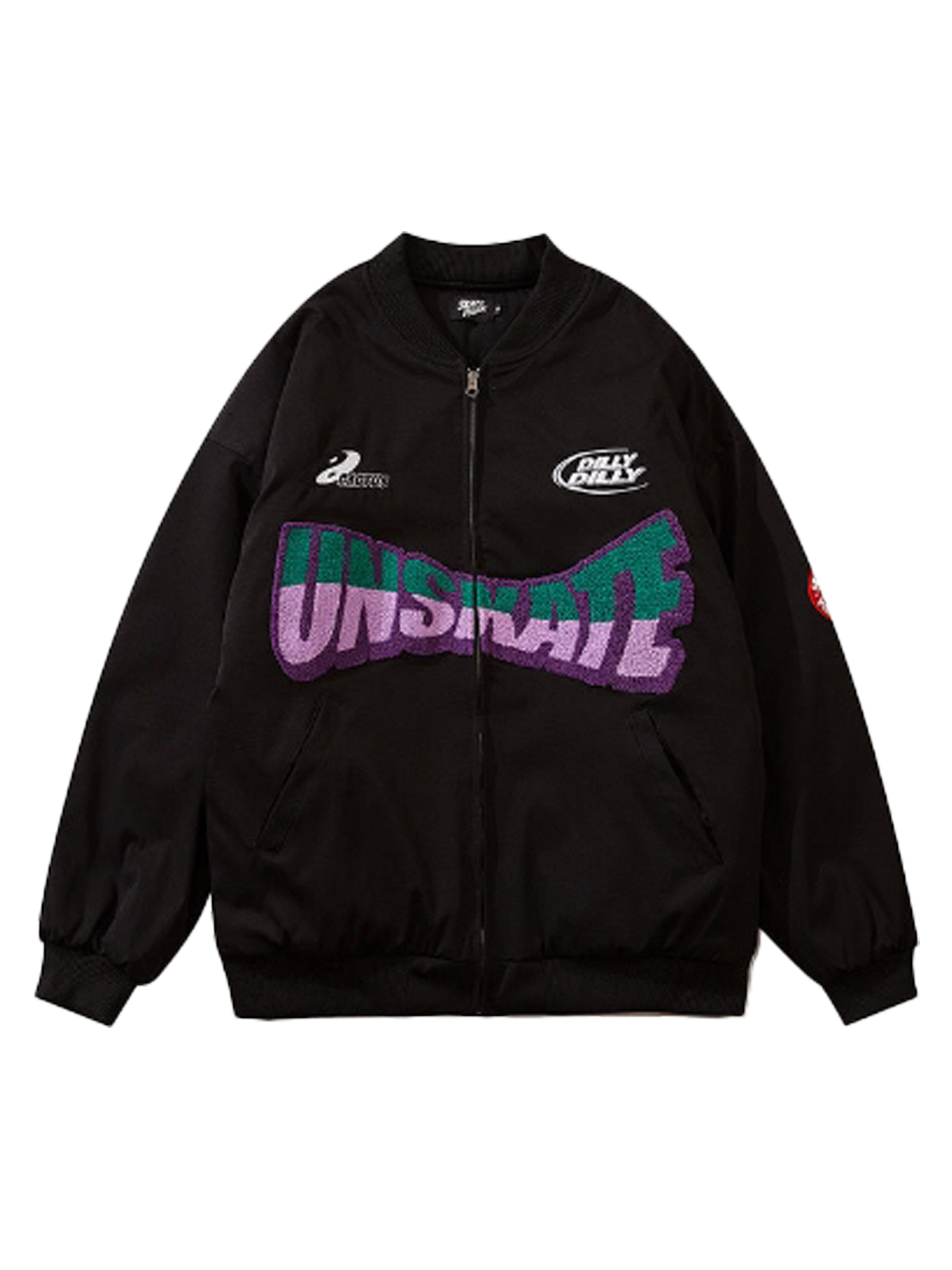 The Vimiaparty etter Embroidery Baseball Jackets