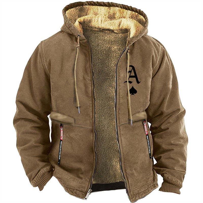 Men's Aces Winter Fleece Full Zip Hoodie