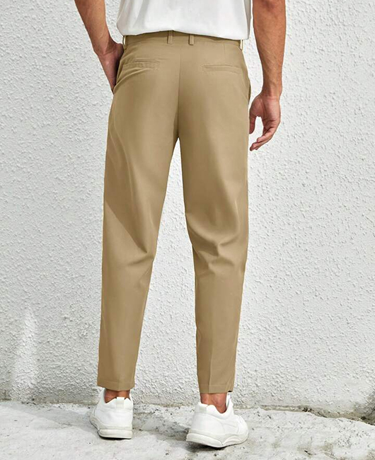 OK Daily Solid Slant Pocket Straight Leg Pants