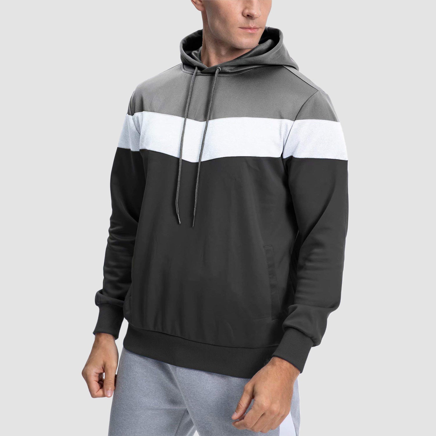 Men's Hoodie Lightweight Soft Pullover Hooded Sweatshirt