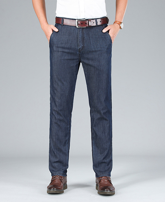 Daily Denim High Waist Slant Pocket Straight Leg Jeans